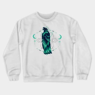 crow skull Crewneck Sweatshirt